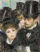 Pierre-Auguste Renoir Young people in the street oil painting artist
